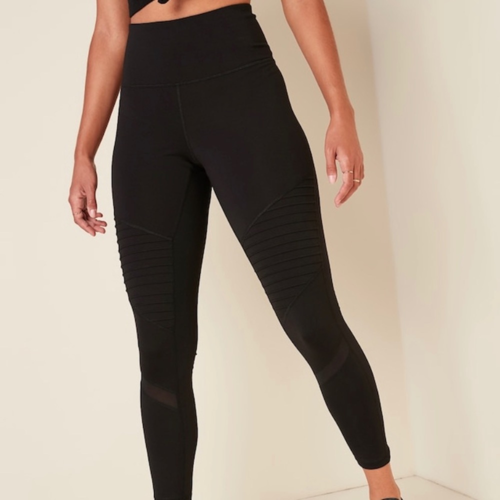 Black Moto leggings
